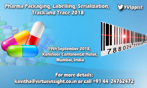 Pharma Packaging, Labelling, Serialization, Track and Trace 2018