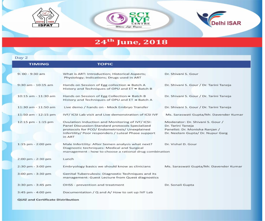 Comprehensive Art Course Event on Date 23rd & 24th June, 2018