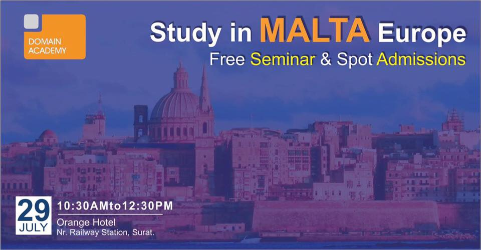 On the Spot Assessment & Admission of Study in Malta (Europe) in Surat Gujarat I