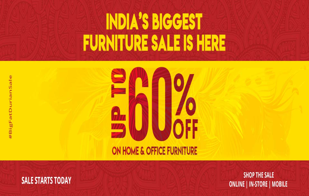 Shop Home & Office Furniture At Durian & Save Upto