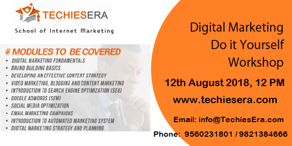 Digital Marketing Workshop in Noida at TechiesEra