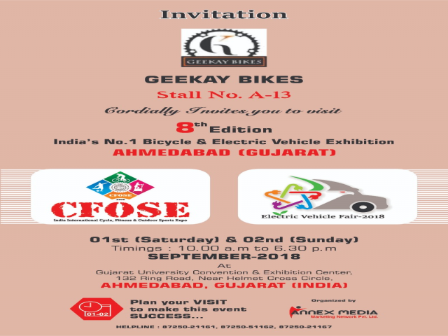 India's No1 Bicycle & Electric Vehicle Exhibition