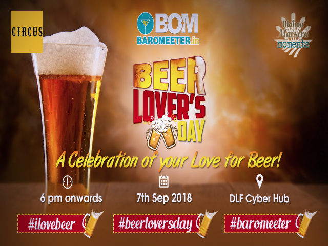 Beer Lover's Day on 7th Sept