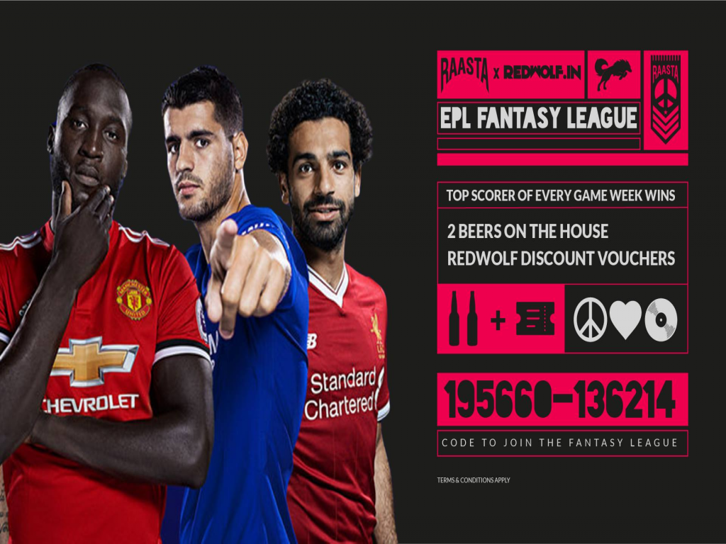 Raasta x Redwolf l EPL Fantasy League 2018-19