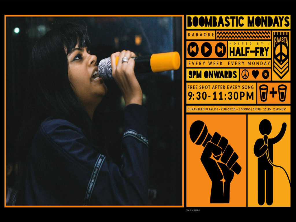 Bombastic Mondays Karaoke Nights w/ Half Fry