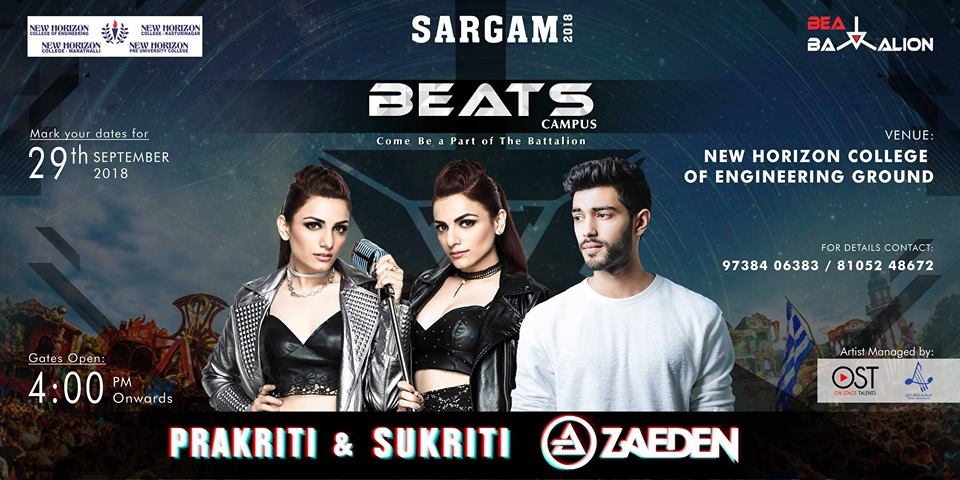 BEATS Campus ft Prakriti & Sukriti Kakar X DJ Zaeden