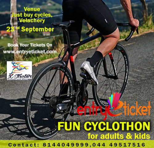 Fun Cyclothon in Chennai  | Entryeticket