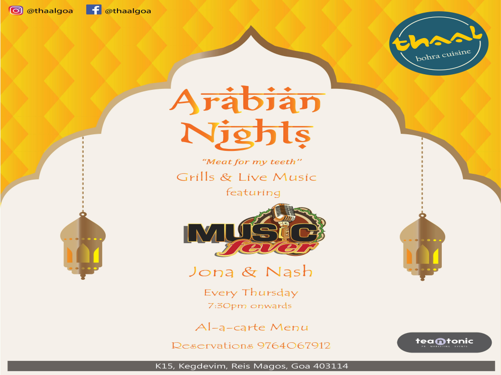 Arabian Nights 20th September 2018