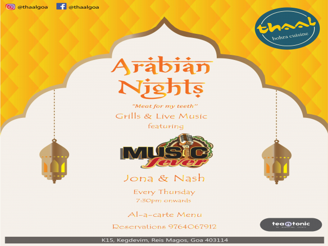 Arabian Nights 20th September 2018