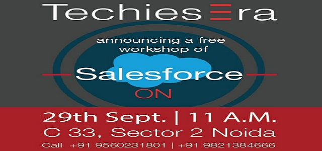 Free Salesforce Programming Workshop in Noida at TechiesEra