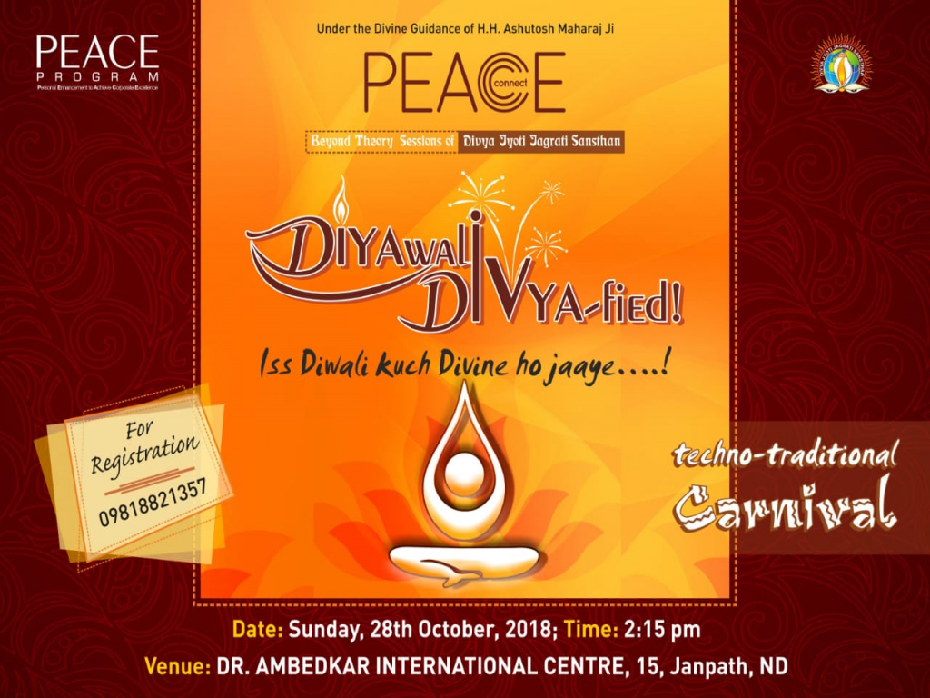Register for PEACE Corporate Workshop DIVYAfied Diwali Carnival DELHI
