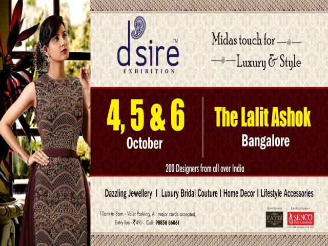 D'sire Exhibitions at The Lalit Ashok, Bangalore