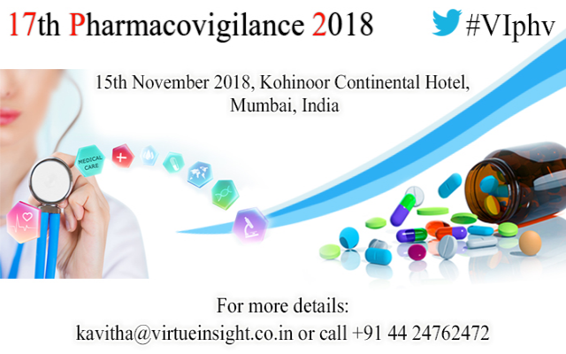 17th Pharmacovigilance 2018
