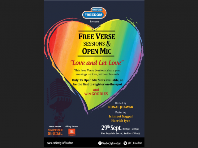 Free Verse Sessions & Open Mic by Radio City Freedom