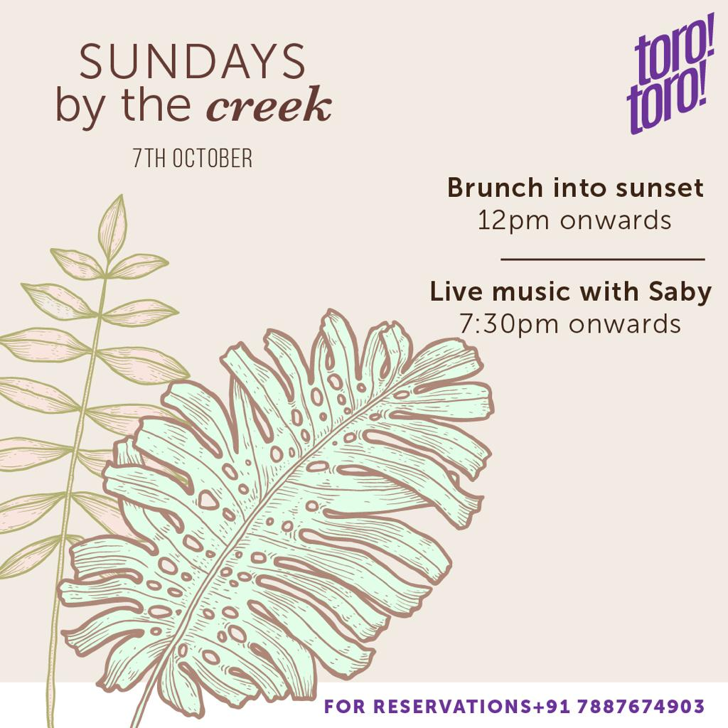 Sundays by the Creek 07th October 2018