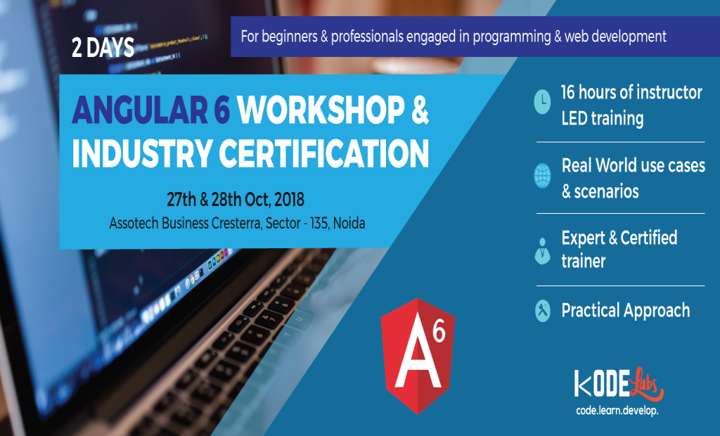 Angular 6 Programming Professional Training & Certification