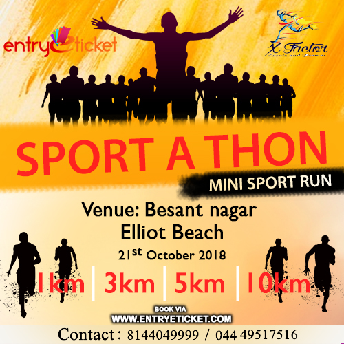 Sportathon in Chennai 2018 | Entryeticket