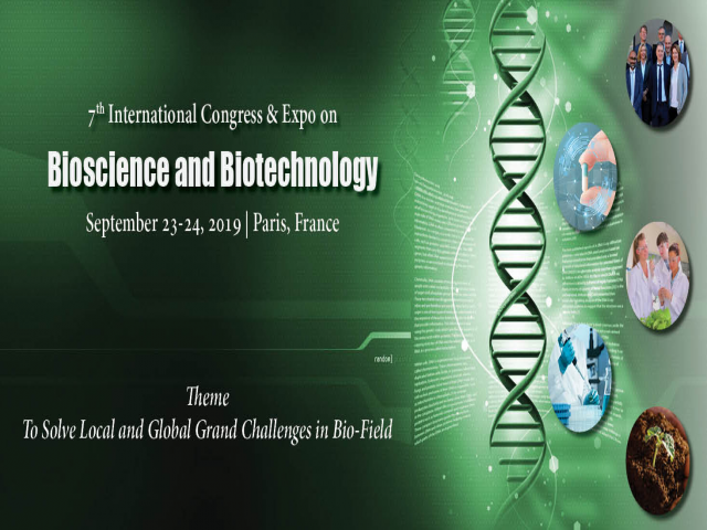7th International Congress and Expo on Bioscience and Biotechnology