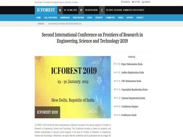 International Conference on Frontiers of Research in Engineering, Science and Te