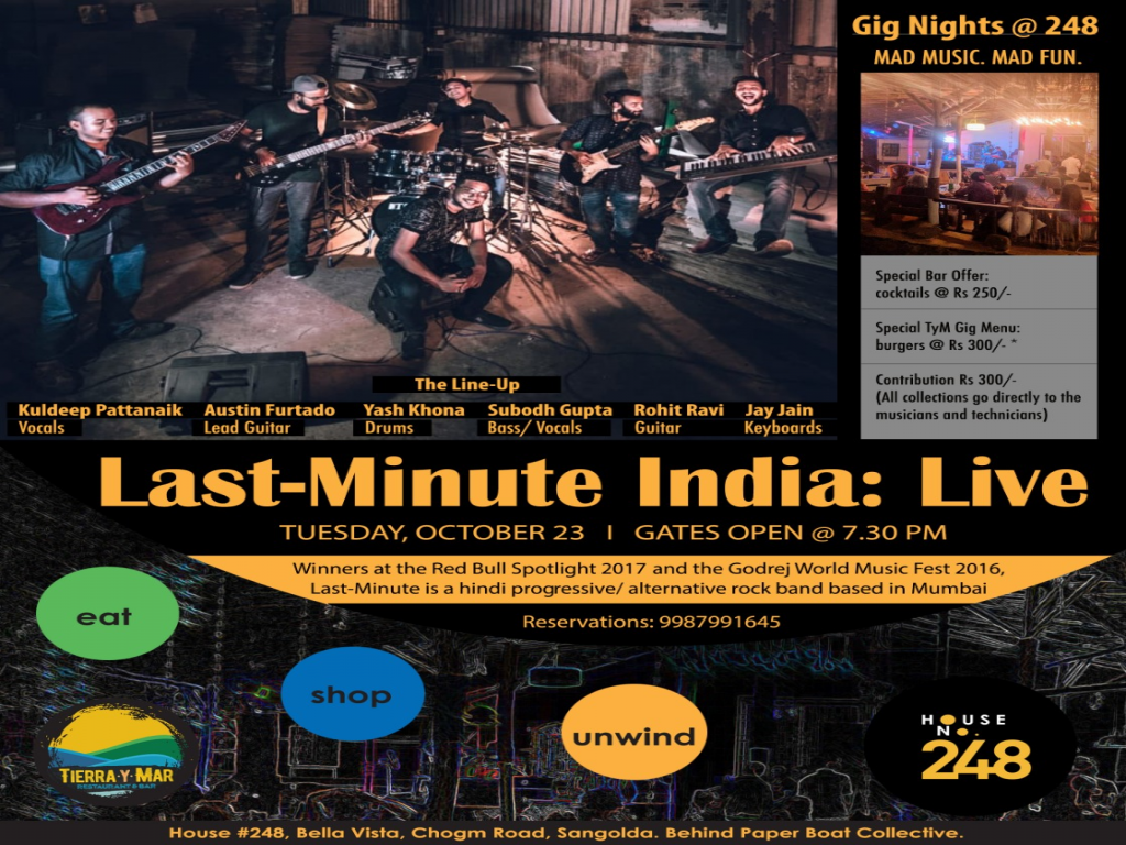 Last-Minute India: Live