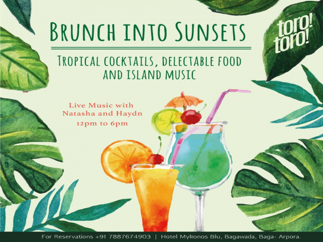 Brunch into Sunset 28th October 2018