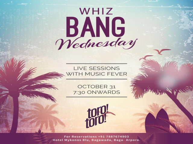 Whiz Bang Wednesdays 31st October 2018