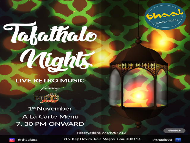 Tafathalo Nights 1st November 2018