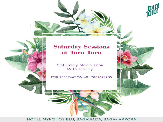 Saturday Sessions at Toro Toro 3rd November 2018