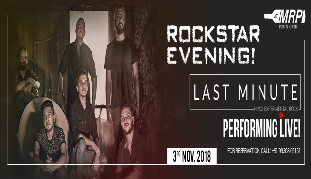 ROCKSTAR EVENING: LAST MINUTE BAND PERFORMING LIVE
