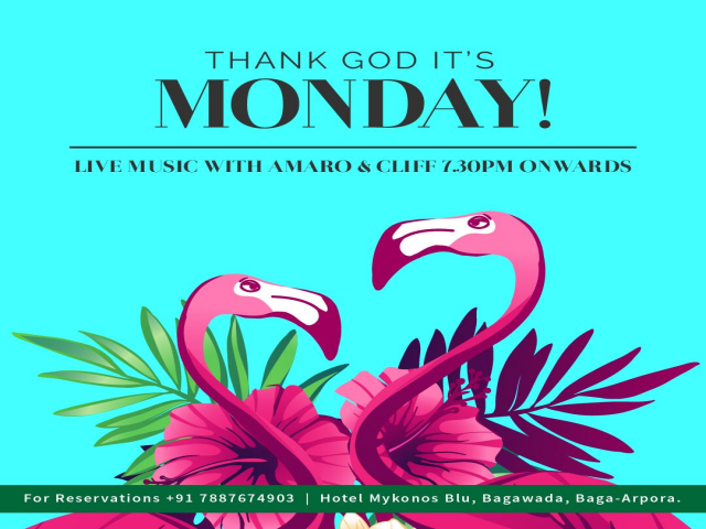 Thank God its Monday 5th November 2018