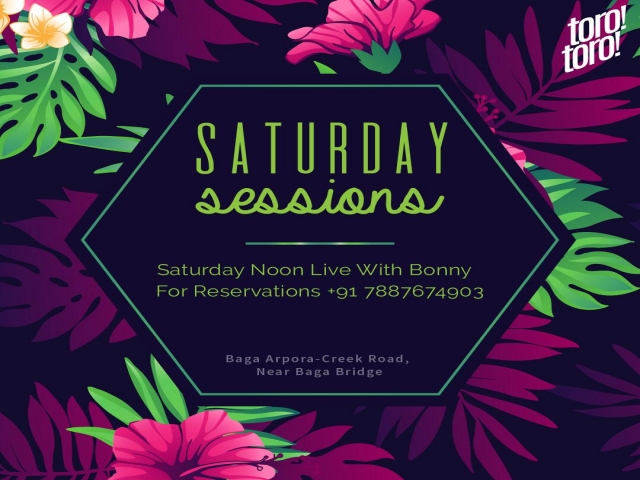 Saturday Sessions at Toro Toro 10th November 2018