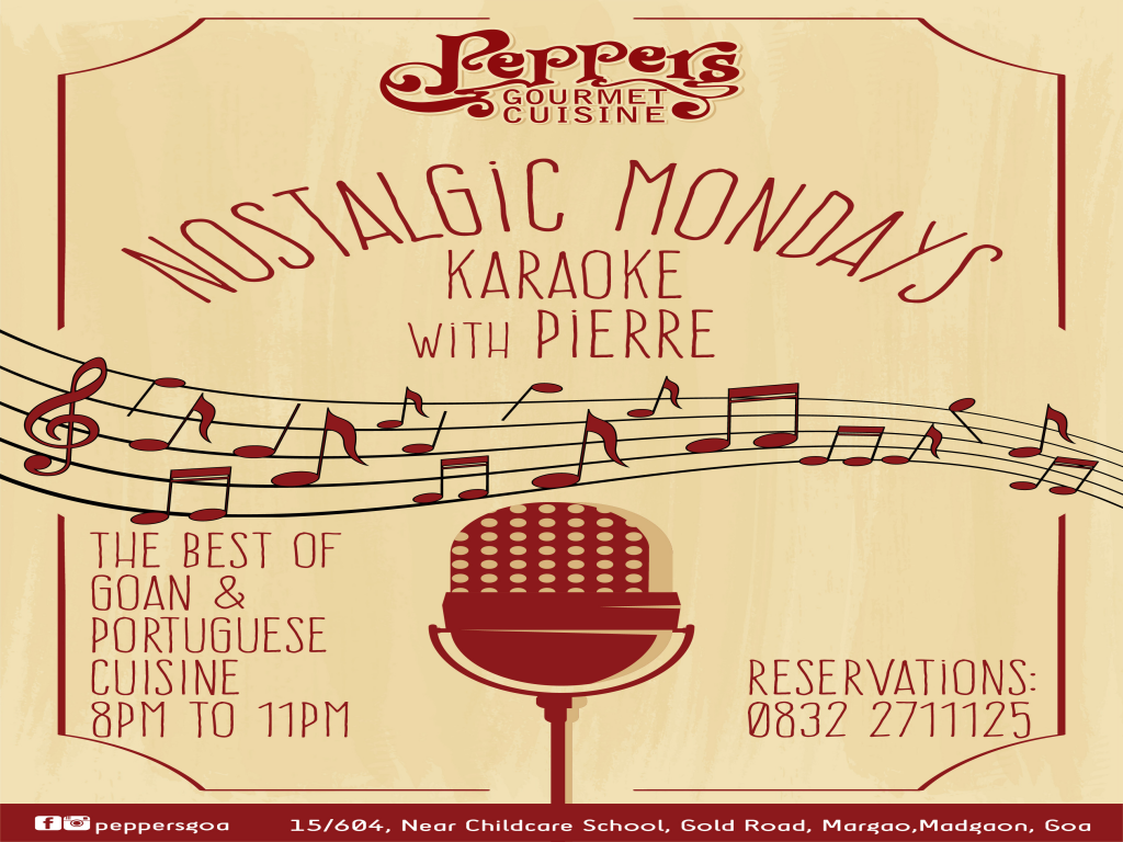 Nostalgic Mondays with Pierre 12th November 2018