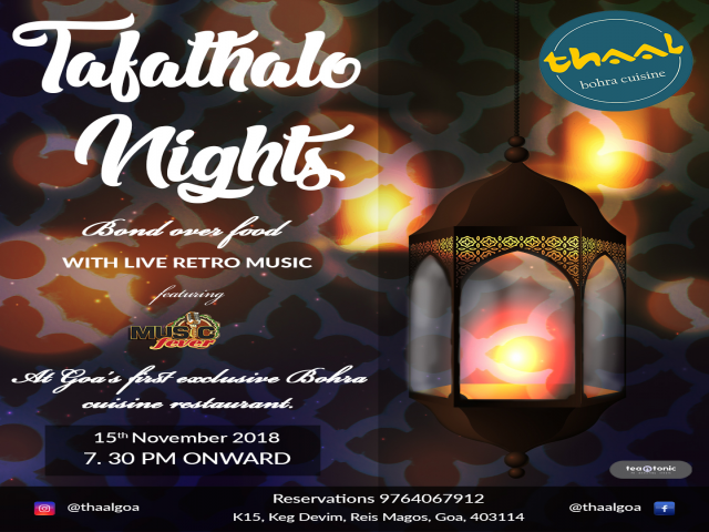 Tafathalo Nights 15th November 2018