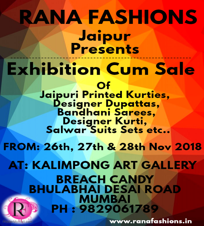 Exhibition Cum Sale By RANA FASHIONS Jaipur