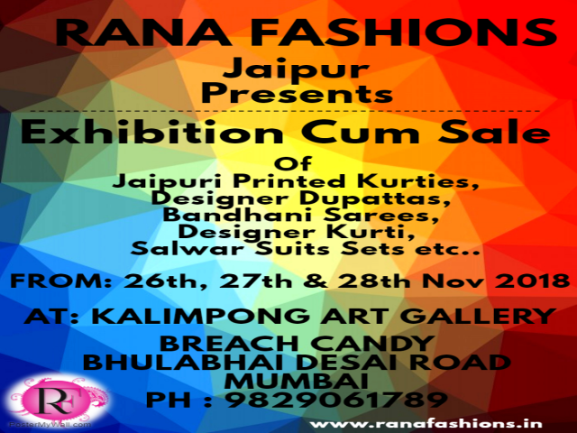 Exhibition Cum Sale By RANA FASHIONS Jaipur