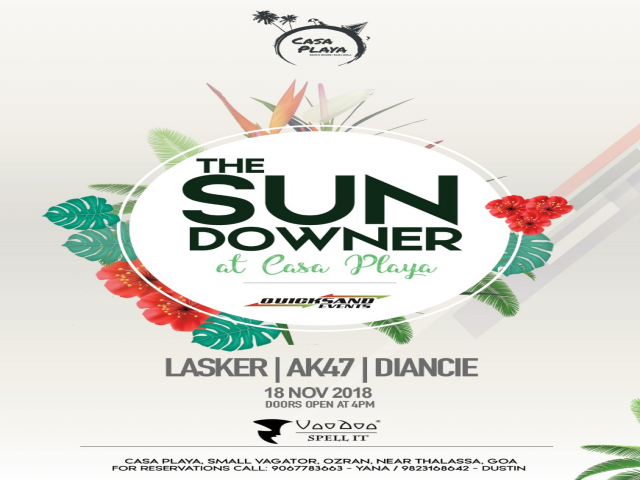 The Sundowner at Casa Playa18th November 2018