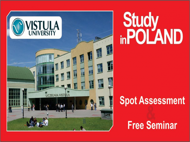 Study in Warsaw Poland - Vistula University Admission Open