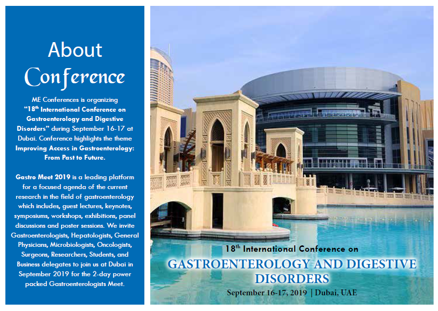 18th International Conference on Gastroenterology and Digestive Disorders