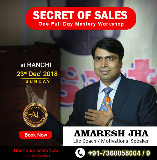 Full Day Sales Mastery Workshop in RANCHI