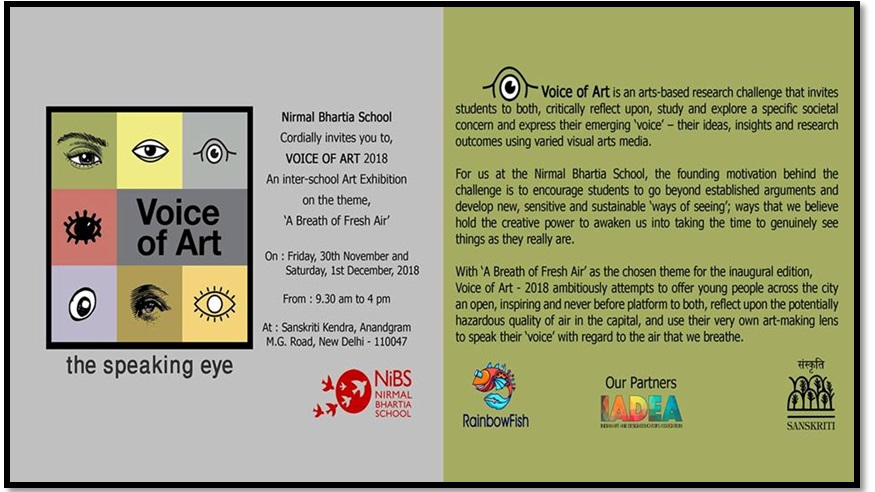 Voice of Art, an Inter-School Art Exhibition
