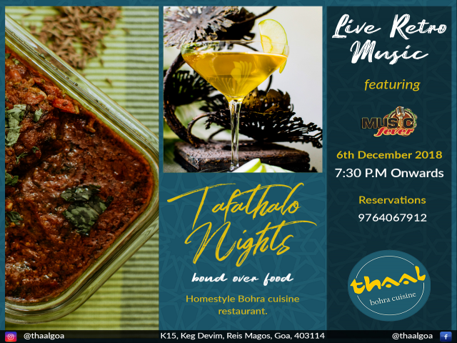 Tafathalo Nights 6th December 2018