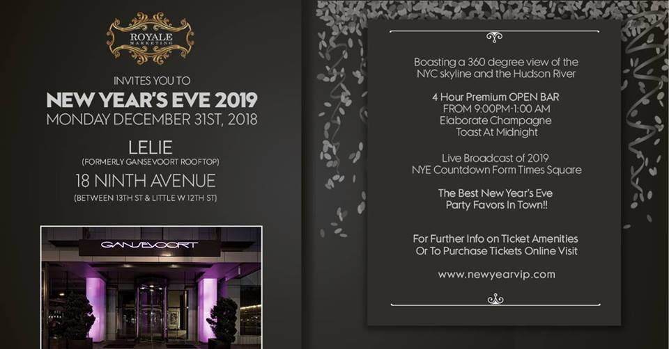 New Year Eve 2019 at NY