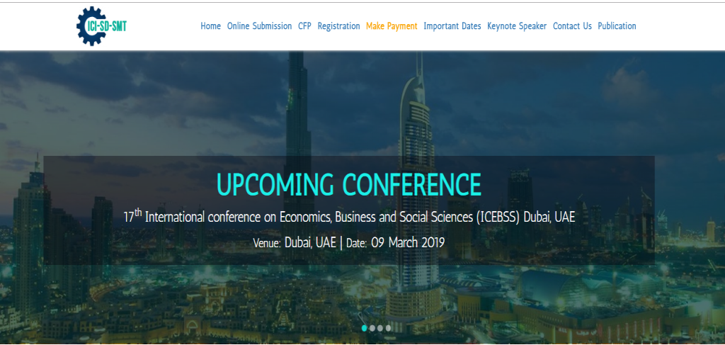 17th International conference on Economics, Business and Social Sciences