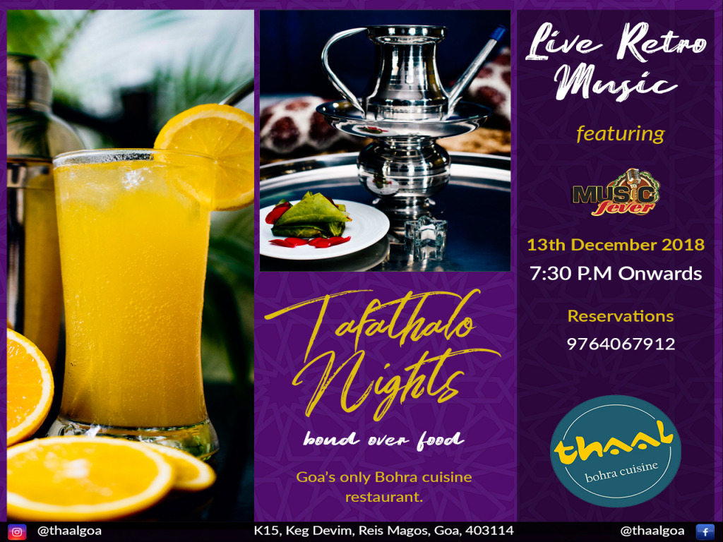 Tafathalo Nights 13th December 2018