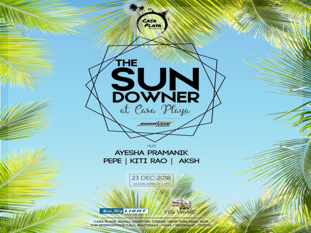 The Sundowner at Casa Playa 23rd December 2018