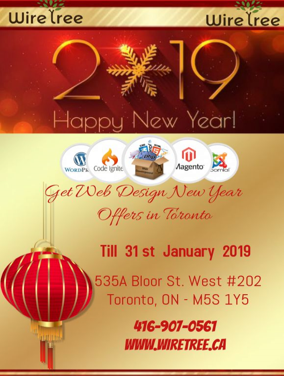 Get Web Design New Year Offers in Toronto