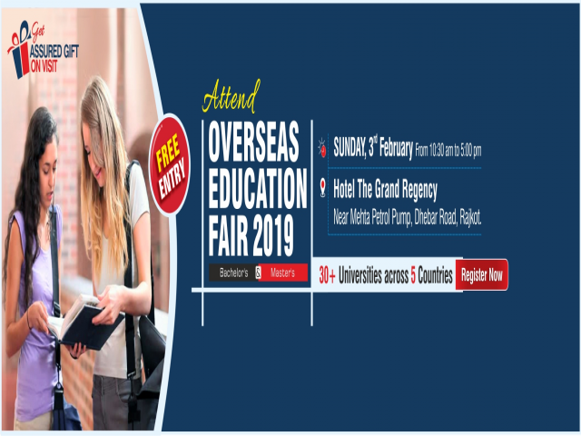 Overseas Education Fair in Rajkot - 3rd Feb'19