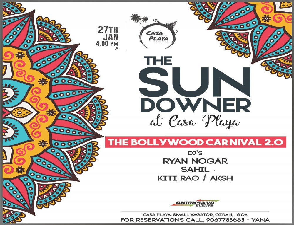 The Sundowner at Casa Playa 27th January 2019