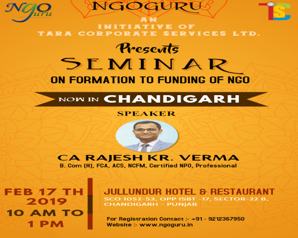 NGOguru Seminar on Formation to Funding of NGO