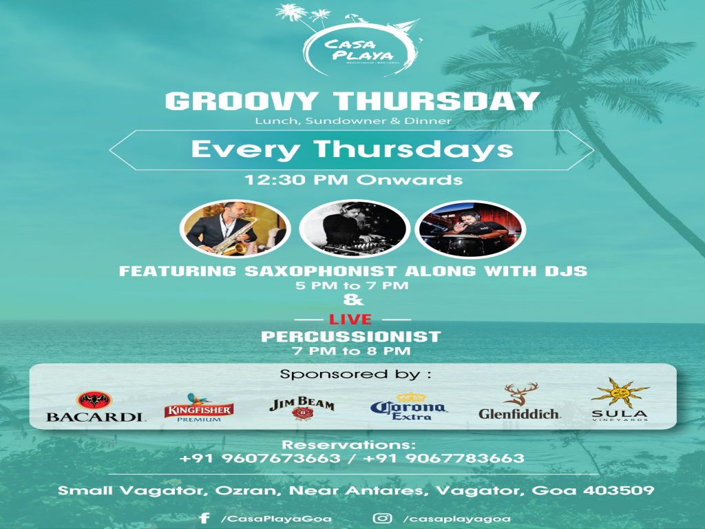 Groovy Thursdays 31st January 2019